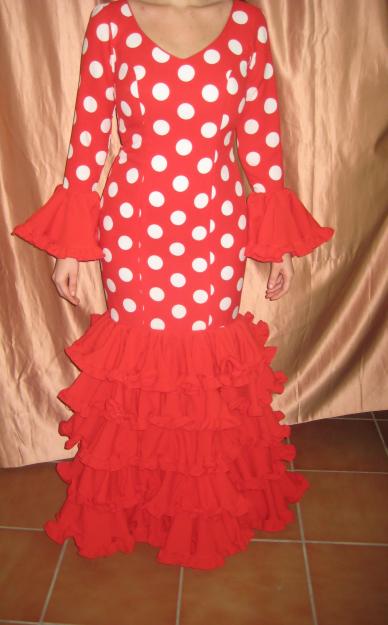 traje de flamenca de la talla 40
