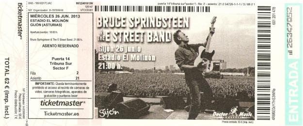 entrada bruce springsteen gijon