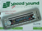 RADIO CD - MP3 con entrada RDS y USB para coche - mejor precio | unprecio.es