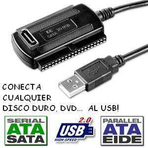 Adaptador ide-sata a usb para disco duro externo