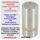 Registrador de presion especial validacion de autoclaves (hasta 140ºc) - mejor precio | unprecio.es