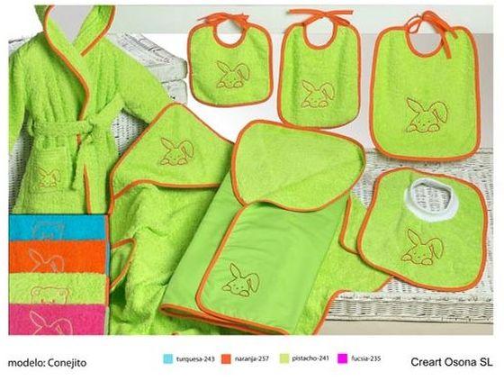 baberos infantiles bordados y estampados, Creart Osona.