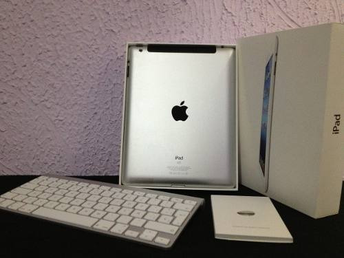 Ipad 3 Wifi + 4g De 64gb + Teclado Apple