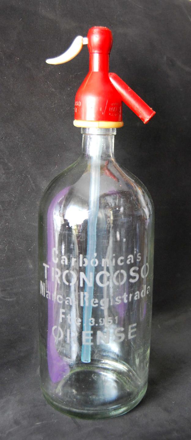 Botella sifón troncoso