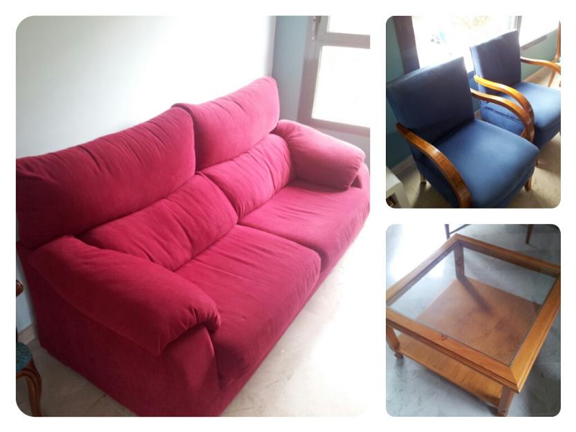 Muebles (valencia) - sofa, butacas, mesa