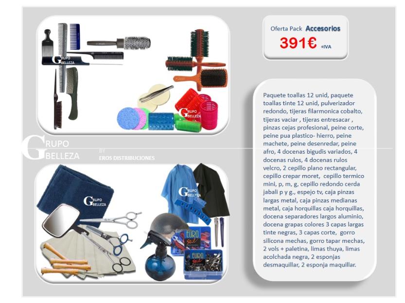 Aparatos de estética, conjunto completo a 665€