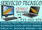 SERVICIO TECNICO DE ORNDENADORES FORMATEO,LIMPIEZA,REPARACIÒN, CLASES - mejor precio | unprecio.es