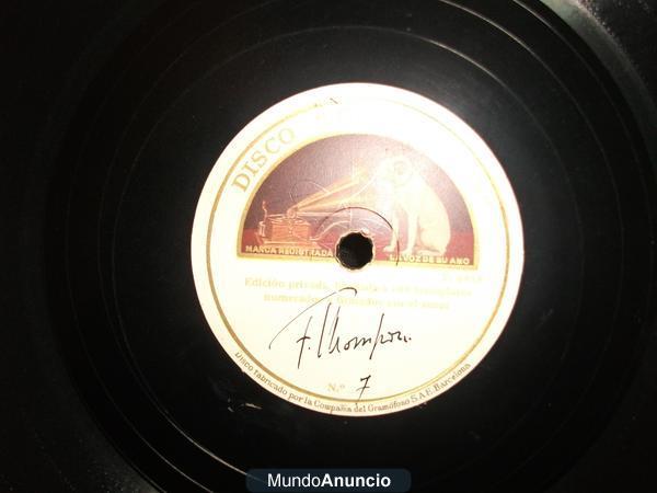 VENDO DISCO GRAMOFONO FEDERICO  MOMPOU EDICION LIMITADA