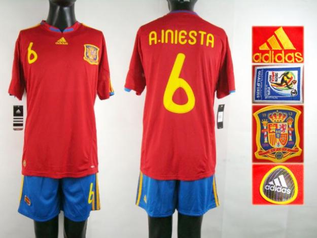El nuevo hogar 2011-2012 Camiseta de fútbol de Espa?