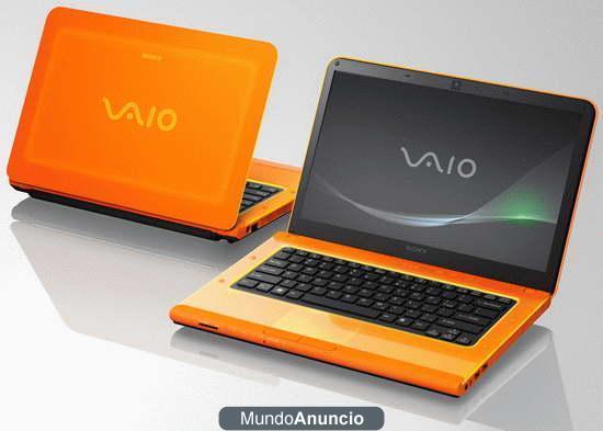 Vendo Ordenador Vaio Naranja