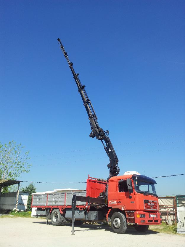 Camion grua man/ hiab