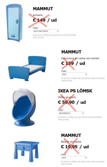 ********* Muebles para niño IKEA serie Mammut *******