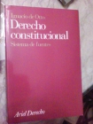 Vendo libro "Derecho Constitucional. Sistema de Fuentes" de Ignacio de Otto - mejor precio | unprecio.es