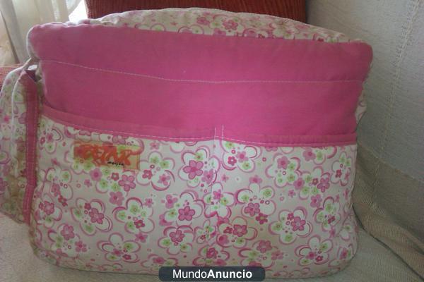 funda ,bolso y sombrilla para bebe niña