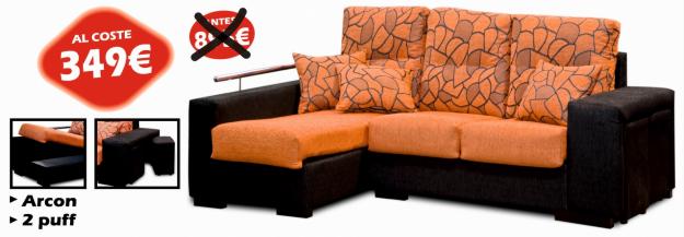 Sofa chaiselongue NUEVO a precio de COSTE