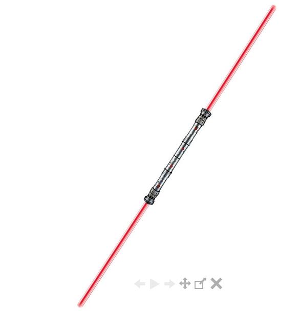 Star Wars Ultimate FX sable / espada de luz doble hoja Darth Maul Exclusivo