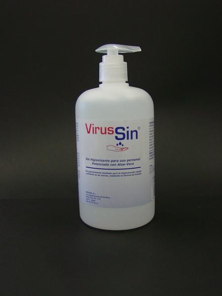 VIRUSSIN GEL HIGIENIZANTE HIDROALCOHOLICO