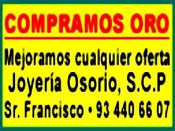 COMPRO ORO EN CASTELLDEFELS  93-440-66-07