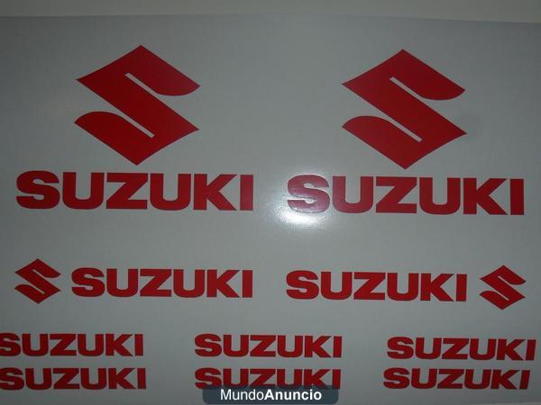 kit pegatina suzuki moto sticker adhesivo vinilo personalizado motero