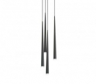 Vibia Colgante slim de 4 negro - iLamparas.com - mejor precio | unprecio.es