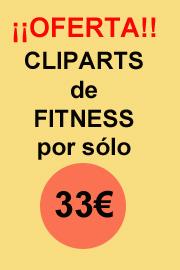 clipart fitness, cliparts de fitness, ejercicios con pesas, musculación,fitness clipart