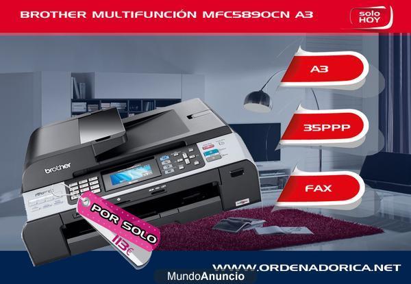 OFERTA IMPRESORA MULTIFUNCION BROTHER CON FAX