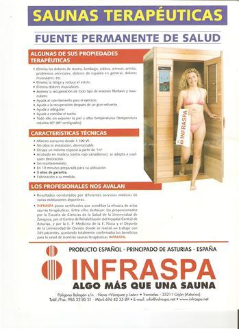 sauna de 1 mes