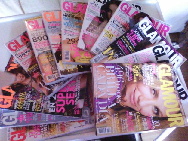 Vendo revistas GLAMOUR, Cosmopolitan y Elle
