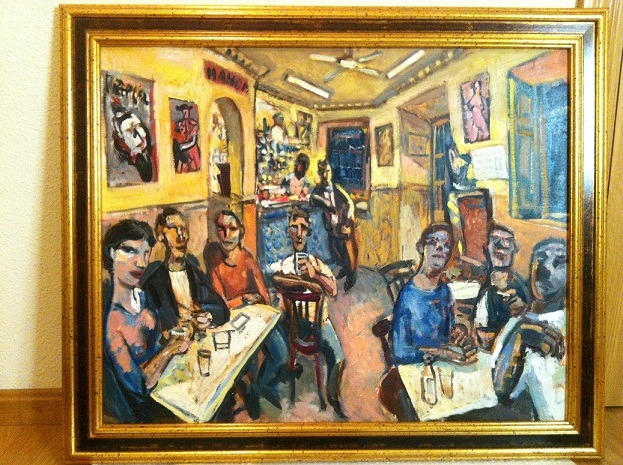 Ofrezco cuadro original del pintor ramon moscardó