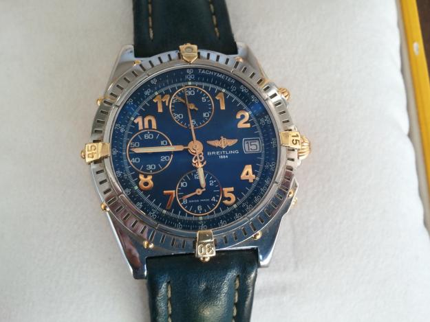 URGE VENDER RELOJ  BREITLING 1884 DE ORO 18 K  original con documentacion de compra