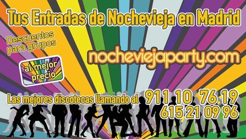 Venta de Entradas de Nochevieja Madrid 2012-2013 Descuentos a Grupos