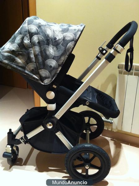 bugaboo cameleon denim 107 con portabebes, solo 10 meses de uso, en garantía