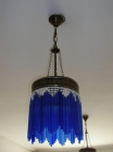 lámparas antigüas con cristal azul - mejor precio | unprecio.es