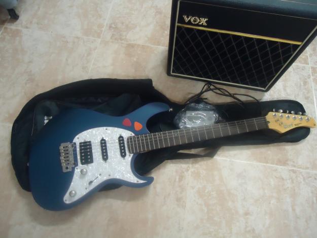 venc guitarra electrica cort blava