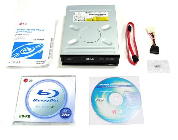 Grabadora, lectora LG de Bluray, DVD y CD