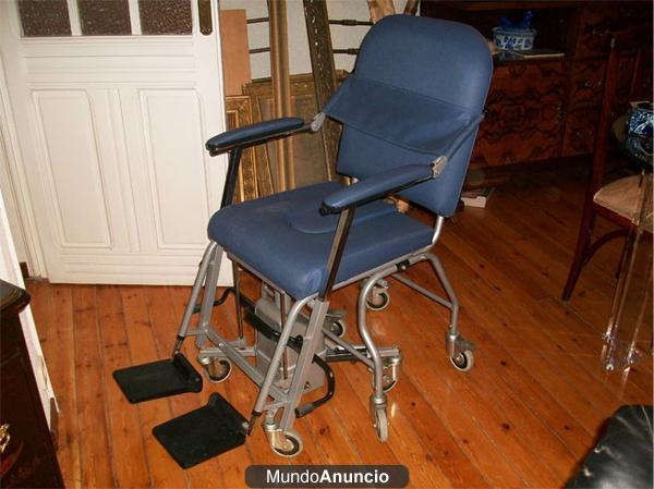 Silla de ruedas con inodoro Sunrise Medical