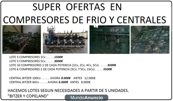 SUPER OFERTAS EN MAQUINARIA HOSTELERIA Y FRIO INDUSTRIAL!!!