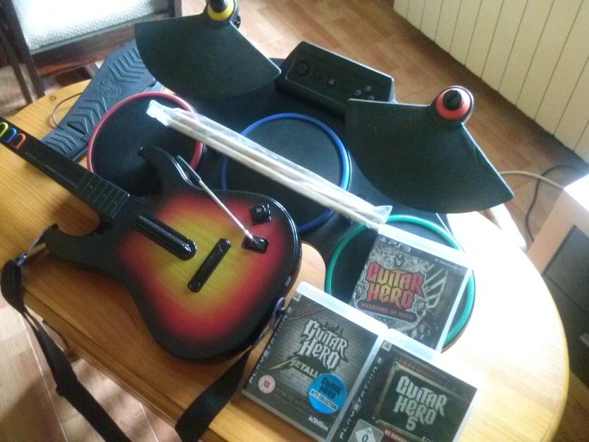 Combo Guitar Hero PS3