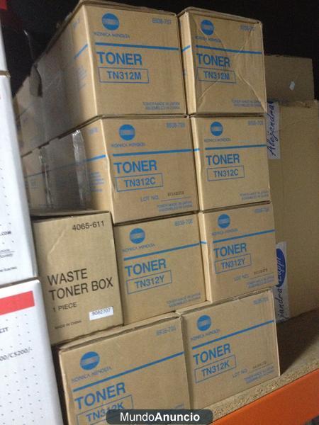 vendo toners KONICA MINOLTA BIZHUB C300-C352-C352P