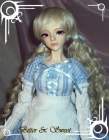 BJD Dollfie [Bitter&Sweet] Vestido maid lolita Candystripes ver.Azul - mejor precio | unprecio.es