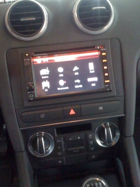 PANTALLA GPS 2 DIN TACTIL DVD NAVEGADOR DIVX TARJETA MMC SD ETC AUDI SEAT VOLKSWAGEN