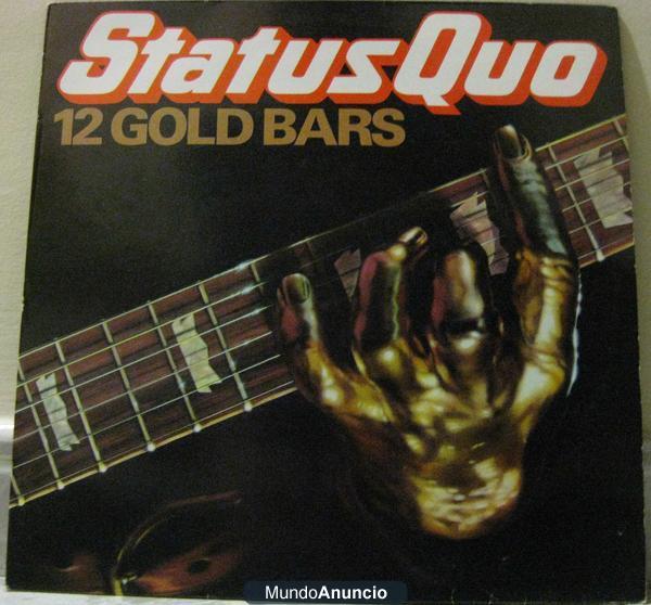Vendo Disco Vinilo Status Quo 12 Gold Bars Año 1980