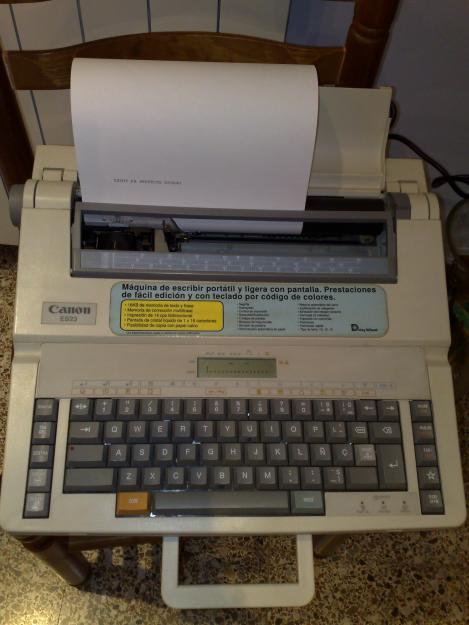 Máquina de escribir portatil