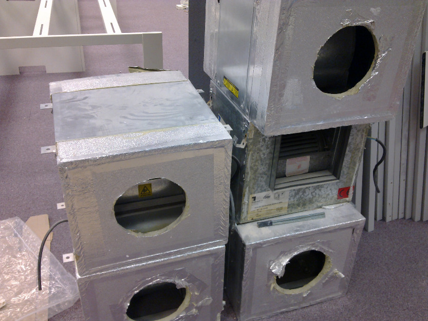 Caja de ventilacion esco clima BD 19/19 M6 casi nueva