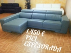 Sofa chaiselongue piel a estrenar modelo erika fabricante nacional - mejor precio | unprecio.es