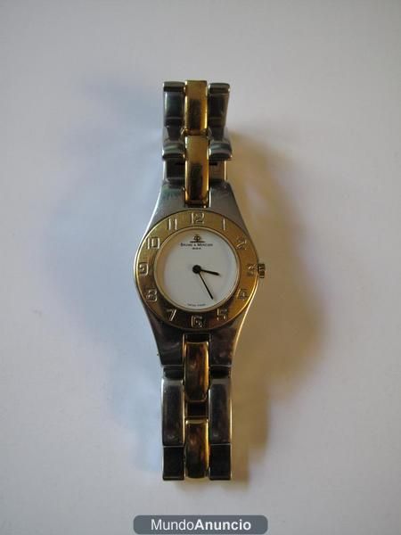 VENDO RELOJ BAUME & MERCIER MUJER LINEA USADO