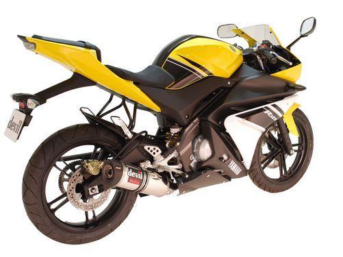 ESCAPE DEVIL MASTER INOX YAMAHA YZF-R 125 2008 C/ CATALIZADOR REF. 53110