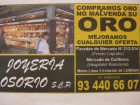 COMPRO ORO 93-440-66-07 PRAT DE LLOBREGAT - mejor precio | unprecio.es