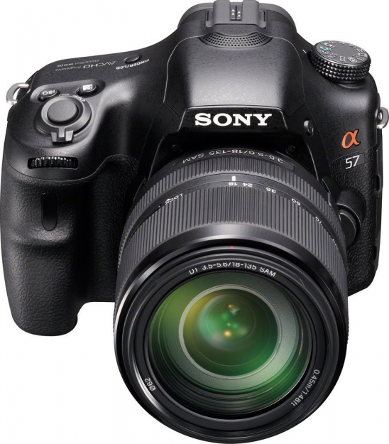 sony alpha slt-a57m 16.1 mp exmor aps hd cmos sensor dslr with translucent mirror techno