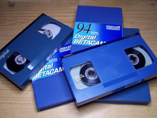 Cintas Betacam Digital.